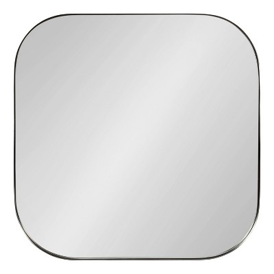 Best reviews of π Kate & Laurel All Things Decor 24" x 24" Rollo Framed Decorative Wall Mirror Silver - Kate & Laurel All Things Decor β