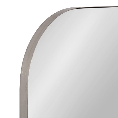 Best reviews of π Kate & Laurel All Things Decor 24" x 24" Rollo Framed Decorative Wall Mirror Silver - Kate & Laurel All Things Decor β - Image 2