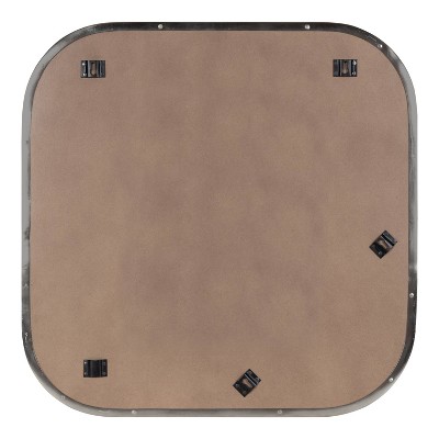 Best reviews of π Kate & Laurel All Things Decor 24" x 24" Rollo Framed Decorative Wall Mirror Silver - Kate & Laurel All Things Decor β - Image 3