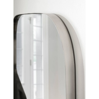 Best reviews of π Kate & Laurel All Things Decor 24" x 24" Rollo Framed Decorative Wall Mirror Silver - Kate & Laurel All Things Decor β - Image 5