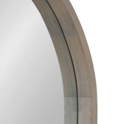 Brand new 😉 Kate & Laurel All Things Decor 30" Hutton Round Wall Mirror Gray - Kate & Laurel All Things Decor ⭐