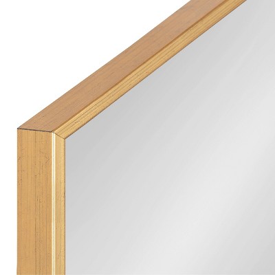 Best Pirce β€οΈ Kate & Laurel All Things Decor 22" x 31" Rhodes Hexagon Wall Mirror Gold - Kate & Laurel All Things Decor π - Image 5