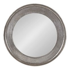 Cheap 😀 Kate & Laurel All Things Decor 25" x 25" Xylon Metal Framed Decorative Wall Mirror Silver - Kate & Laurel All Things Decor 🎁