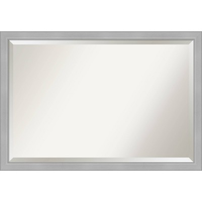 Hot Sale ๐ Vista Brushed Framed Bathroom Vanity Wall Mirror Nickel - Amanti Art โญ - Image 14