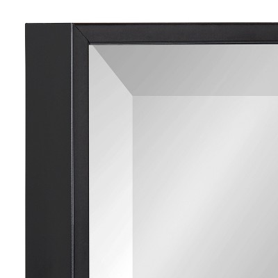 Discount π Kate & Laurel All Things Decor 22.7" x 28.7" Rhodes Rectangle Wall Mirror Black - Kate & Laurel All Things Decor π₯ - Image 2