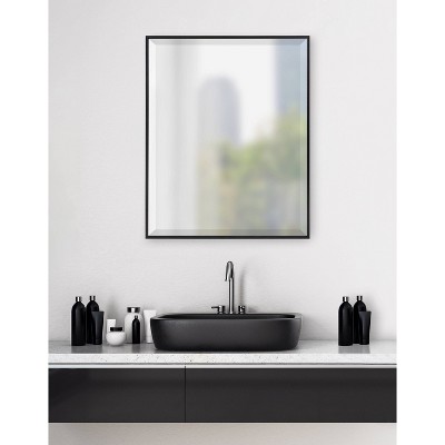 Discount π Kate & Laurel All Things Decor 22.7" x 28.7" Rhodes Rectangle Wall Mirror Black - Kate & Laurel All Things Decor π₯ - Image 5