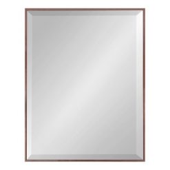 Best deal 🥰 Kate & Laurel All Things Decor 18.7" x 24.7" Rhodes Rectangle Wall Mirror Bronze - Kate & Laurel All Things Decor 🔥