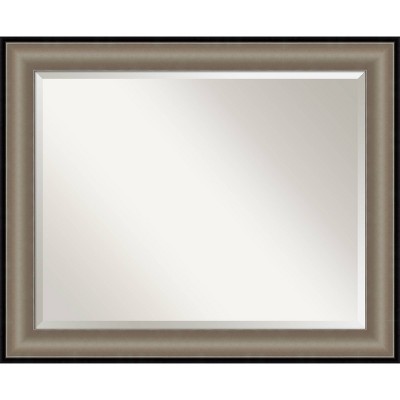 Best Pirce โ๏ธ Imperial Framed Bathroom Vanity Wall Mirror Pewter Black - Amanti Art 33" X 27" ๐ - Image 7