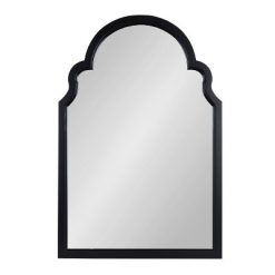 Brand new 🌟 Kate & Laurel All Things Decor 24" x 36" Hogan Arch Wall Mirror Black - Kate & Laurel All Things Decor ✔️