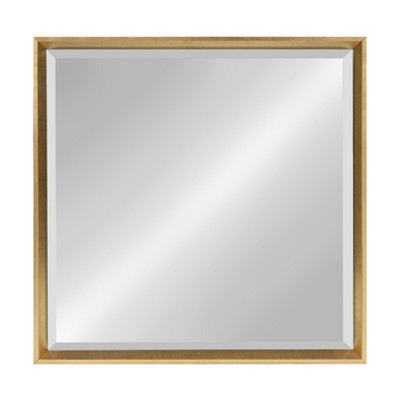 Outlet π― Kate & Laurel All Things Decor 28" x 28" Calter Framed Wall Mirror Gold - Kate and Laurel π₯