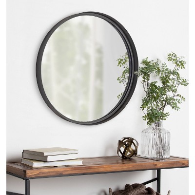 Flash Sale π Kate & Laurel All Things Decor 22" Armenta Round Wall Mirror Gray - Kate & Laurel All Things Decor π - Image 5