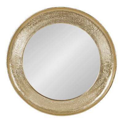 Discount π Kate & Laurel All Things Decor 25" x 25" Xylon Metal Framed Decorative Wall Mirror Gold - Kate & Laurel All Things Decor π§¨