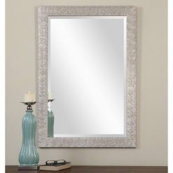 Best deal 💯 Rectangle Porcius Antiqued Decorative Wall Mirror Silver - Uttermost ✔️