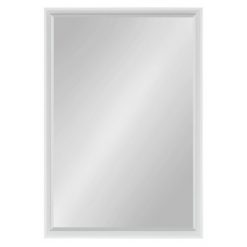 Top 10 💯 Kate & Laurel All Things Decor 26" x 38" Calter Framed Wall Mirror White - Kate and Laurel 😉