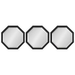 Best reviews of 👏 Kate & Laurel All Things Decor 3pc Calder Wall Mirror Set Black - Kate & Laurel All Things Decor 🥰