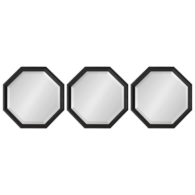 Best reviews of π Kate & Laurel All Things Decor 3pc Calder Wall Mirror Set Black - Kate & Laurel All Things Decor π₯°