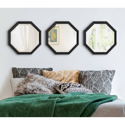 Best reviews of π Kate & Laurel All Things Decor 3pc Calder Wall Mirror Set Black - Kate & Laurel All Things Decor π₯° - Image 5