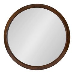 Brand new ๐ฅฐ Kate & Laurel All Things Decor 24" x 2" Uldrich Wood Framed Decorative Wall Mirror Walnut Brown - Kate & Laurel All Things Decor ๐