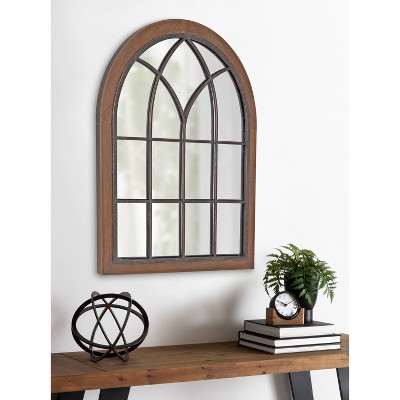 Cheapest 🤩 Kate & Laurel All Things Decor 22" x 28" Nola Arch Wall Mirror Brown - Kate & Laurel All Things Decor ✨ - Image 6