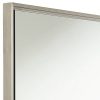Flash Sale ✨ Uttermost Rectangular Vanity Decorative Wall Mirror Modern Silver Polished Nickel Stainless Steel Frame 24" Wide for Bathroom ✔️