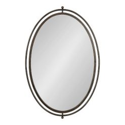 Best Pirce 🔔 Kate & Laurel All Things Decor 23" x 35" Baron Pivot Decorative Wall Mirror Bronze - Kate & Laurel All Things Decor 🎁