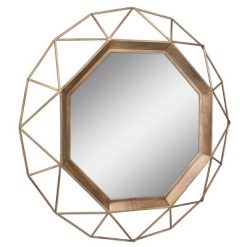 Brand new 😀 28.3" x 28.3" Metal Octagon Decorative Mirror Antique Gold - Stonebriar Collection 🤩
