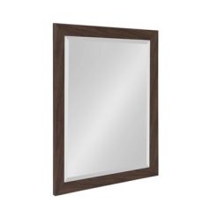 Cheapest ✔️ Kate & Laurel All Things Decor 21" x 27" Beatrice Framed Wall Mirror Walnut Brown - DesignOvation 🛒