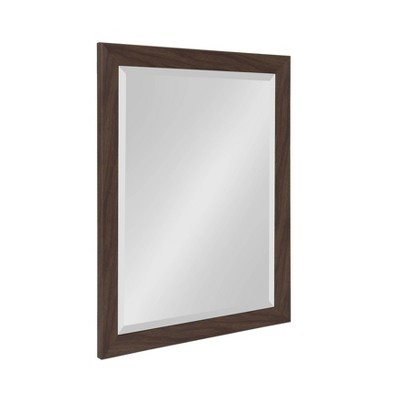 Cheapest βοΈ Kate & Laurel All Things Decor 21" x 27" Beatrice Framed Wall Mirror Walnut Brown - DesignOvation π