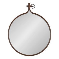 Best Sale 🌟 Kate & Laurel All Things Decor 23.5" x 28.5" Yitro Irregular Wall Mirror Antique Bronze - Kate & Laurel All Things Decor 🤩