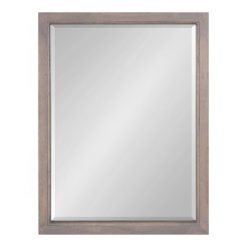 Flash Sale ๐ Kate & Laurel All Things Decor 18" x 24" Hogan Wood Framed Decorative Wall Mirror Gray - Kate & Laurel All Things Decor ๐