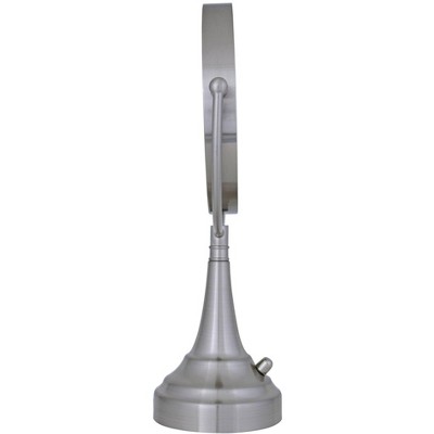 Wholesale 🔔 Zadro Satin Nickel Double-Sided Round LED Vanity Mirror ✔️ - Image 4