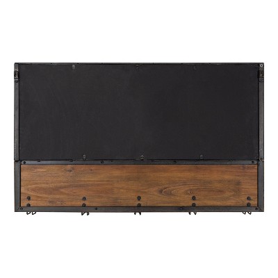 Budget βοΈ Kate & Laurel All Things Decor 36" x 22" Coburn Functional Wall Mirror Brown - Kate & Laurel All Things Decor π - Image 3