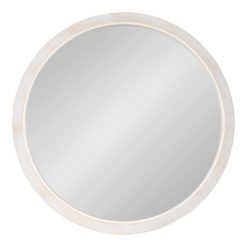 Coupon โ Kate & Laurel All Things Decor 24" x 2" Uldrich Wood Framed Mirror White - Kate & Laurel All Things Decor โจ