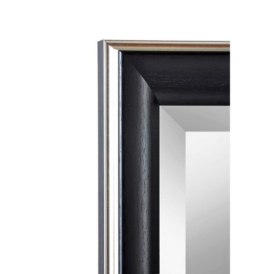 Coupon β¨ Alpine Art & Mirror 25.5" x 40.5" Cypress Black/Silver Framed Beveled Glass Wall Mirror - Alpine Art and Mirror β¨ - Image 3