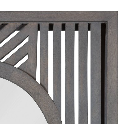 Hot Sale ๐งจ Kate & Laurel All Things Decor 30" x 30" Padgette Square Wall Mirror Gray - Kate & Laurel All Things Decor ๐ - Image 2