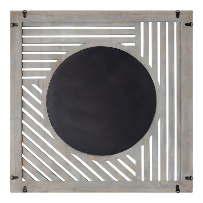 Hot Sale ๐งจ Kate & Laurel All Things Decor 30" x 30" Padgette Square Wall Mirror Gray - Kate & Laurel All Things Decor ๐ - Image 3