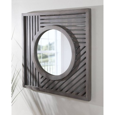 Hot Sale ๐งจ Kate & Laurel All Things Decor 30" x 30" Padgette Square Wall Mirror Gray - Kate & Laurel All Things Decor ๐ - Image 5