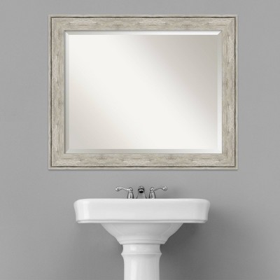 Brand new ๐ Crackled Framed Bathroom Vanity Wall Mirror Metallic - Amanti Art โจ - Image 5