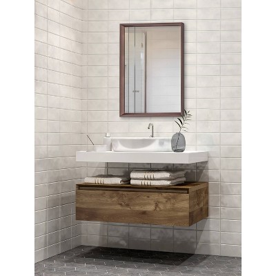 Brand new π Kate & Laurel All Things Decor 19.5" x 25.5" Calder Rectangle Wall Mirror Bronze - Kate & Laurel All Things Decor π₯ - Image 6