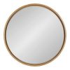 Cheapest ⭐ Kate & Laurel All Things Decor 30" Evans Round Wall Mirror Natural - Kate & Laurel All Things Decor ⌛