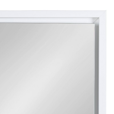 Flash Sale β Kate & Laurel All Things Decor 18" x 24" Evans Rectangle Wall Mirror White - Kate & Laurel All Things Decor 𧨠- Image 2