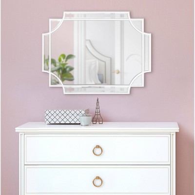 Flash Sale ⌛ Kate & Laurel All Things Decor 18" x 24" Minuette Scallop Wall Mirror White - Kate & Laurel All Things Decor ✨ - Image 4
