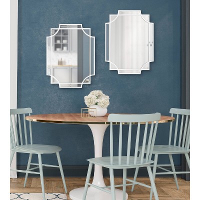 Flash Sale ⌛ Kate & Laurel All Things Decor 18" x 24" Minuette Scallop Wall Mirror White - Kate & Laurel All Things Decor ✨ - Image 5