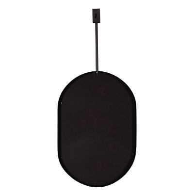 Promo π Kate & Laurel All Things Decor 12" x 28" Madoc Hanging Framed Capsule Decorative Wall Mirror Gray - Kate & Laurel All Things Decor π₯ - Image 2