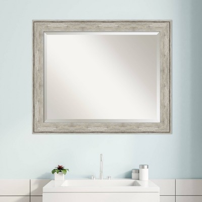 Brand new ๐ Crackled Framed Bathroom Vanity Wall Mirror Metallic - Amanti Art โจ - Image 6