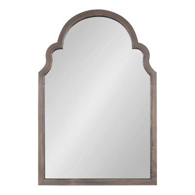 Cheap โจ Kate & Laurel All Things Decor 24" x 36" Hogan Arch Wall Mirror Gray - Kate & Laurel All Things Decor โ๏ธ