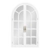 Hot Sale 👏 Kate & Laurel All Things Decor 28" x 44" Boldmere Arch Wall Mirror White - Kate & Laurel All Things Decor ⌛