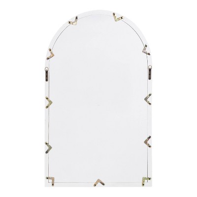Hot Sale π Kate & Laurel All Things Decor 28" x 44" Boldmere Arch Wall Mirror White - Kate & Laurel All Things Decor β - Image 3