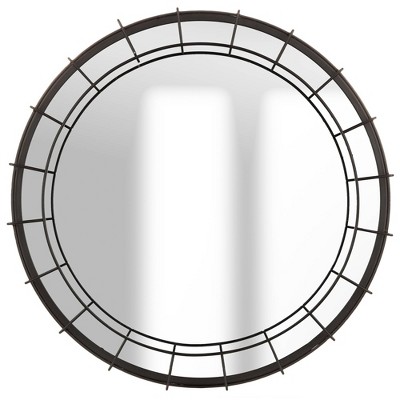 Coupon β€οΈ 20" Caged Wire Round Wall Mirror - Gallery Solutions Gold π - Image 7