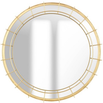 Coupon β€οΈ 20" Caged Wire Round Wall Mirror - Gallery Solutions Gold π - Image 8
